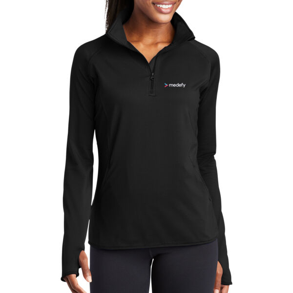 Medefy Health, Inc Embroidered - Ladies Sport Wick ® Stretch 1/4 Zip Pullover Thumbnail
