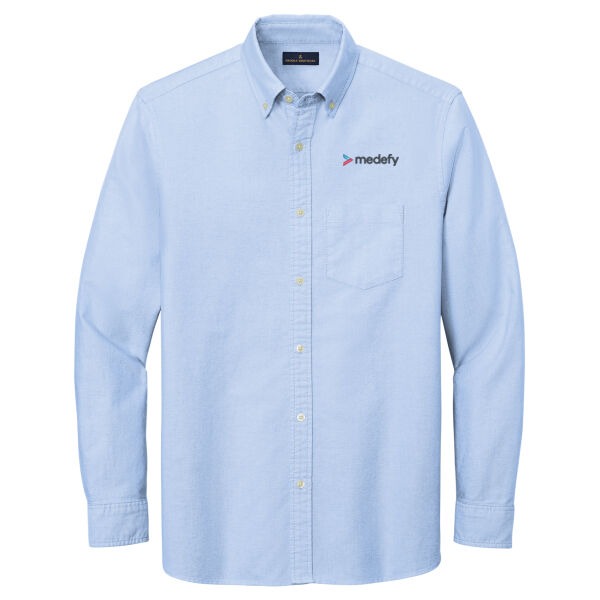 Brooks Brothers Medefy Embroidered- - Casual Oxford Cloth Shirt Thumbnail
