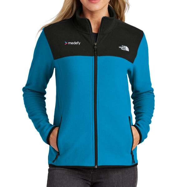 The NorthFace Medefy Embroidered- - Women's Glacier Full Zip Fleece Jacket Thumbnail